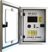 Det Fire centrale rivelazione gas. Rilevazione gas, gas detection control unit, sicurezza gas